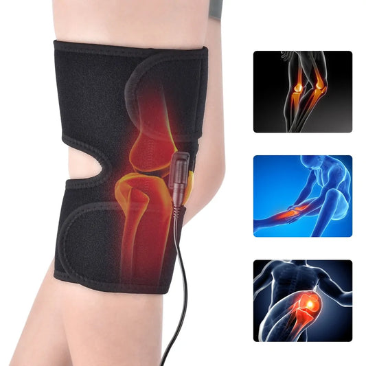 Knee Brace Support Wrap Massager Infrared Heating Hot Therapy - My Store